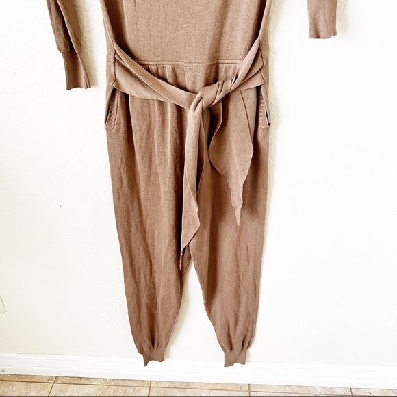 MAJORELLE Tan One-Shoulder Jumpsuit - Picture 6 of 14